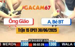 Trận 15 CPC1 30/06/2025 - Ông Giáo Phạm Luật Trước Anh Bé Bến Tre